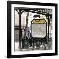 Paris Focus - Metro Abbesses-Philippe Hugonnard-Framed Photographic Print