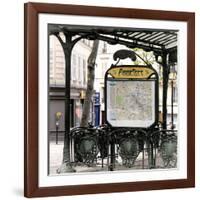 Paris Focus - Metro Abbesses-Philippe Hugonnard-Framed Photographic Print