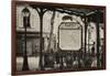 Paris Focus - Metro Abbesses-Philippe Hugonnard-Framed Photographic Print