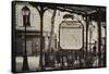 Paris Focus - Metro Abbesses-Philippe Hugonnard-Framed Stretched Canvas