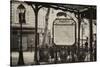 Paris Focus - Metro Abbesses-Philippe Hugonnard-Stretched Canvas