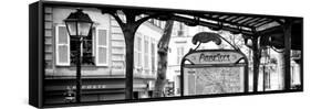 Paris Focus - Metro Abbesses-Philippe Hugonnard-Framed Stretched Canvas