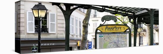 Paris Focus - Metro Abbesses-Philippe Hugonnard-Stretched Canvas