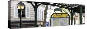 Paris Focus - Metro Abbesses-Philippe Hugonnard-Stretched Canvas