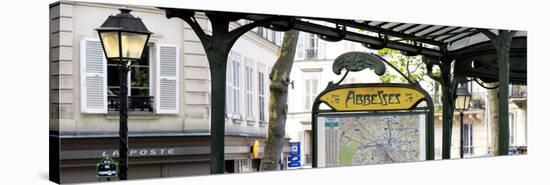 Paris Focus - Metro Abbesses-Philippe Hugonnard-Stretched Canvas