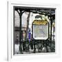 Paris Focus - Metro Abbesses-Philippe Hugonnard-Framed Photographic Print