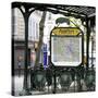 Paris Focus - Metro Abbesses-Philippe Hugonnard-Stretched Canvas