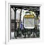 Paris Focus - Metro Abbesses-Philippe Hugonnard-Framed Photographic Print