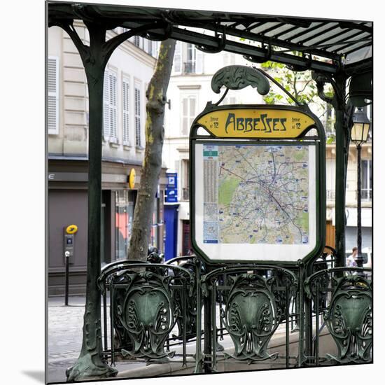 Paris Focus - Metro Abbesses-Philippe Hugonnard-Mounted Photographic Print