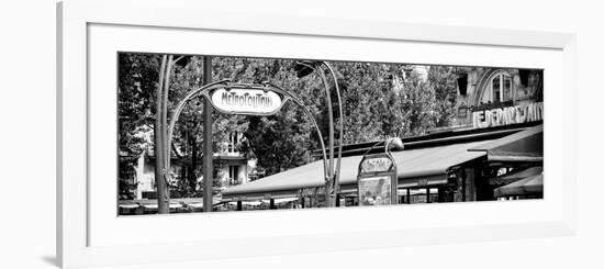 Paris Focus - Metropolitain Saint Michel-Philippe Hugonnard-Framed Photographic Print