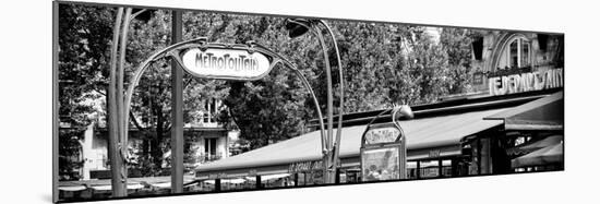 Paris Focus - Metropolitain Saint Michel-Philippe Hugonnard-Mounted Photographic Print