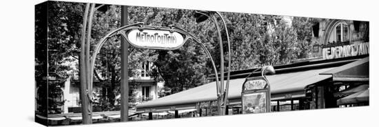 Paris Focus - Metropolitain Saint Michel-Philippe Hugonnard-Stretched Canvas