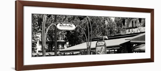 Paris Focus - Metropolitain Saint Michel-Philippe Hugonnard-Framed Photographic Print