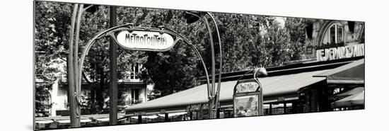 Paris Focus - Metropolitain Saint Michel-Philippe Hugonnard-Mounted Photographic Print