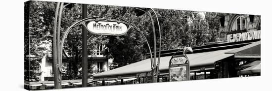 Paris Focus - Metropolitain Saint Michel-Philippe Hugonnard-Stretched Canvas