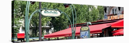 Paris Focus - Metropolitain Saint Michel-Philippe Hugonnard-Stretched Canvas