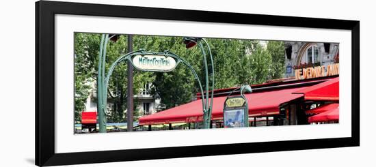 Paris Focus - Metropolitain Saint Michel-Philippe Hugonnard-Framed Photographic Print