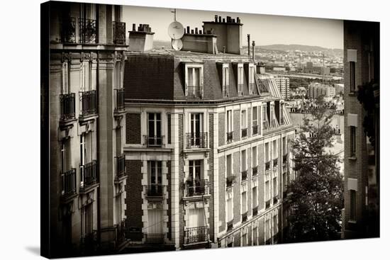 Paris Focus - Montmartre Architecture-Philippe Hugonnard-Stretched Canvas