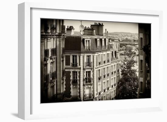 Paris Focus - Montmartre Architecture-Philippe Hugonnard-Framed Photographic Print