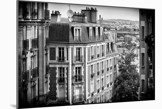 Paris Focus - Montmartre Architecture-Philippe Hugonnard-Mounted Photographic Print