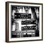 Paris Focus - Montmartre Directional Signs-Philippe Hugonnard-Framed Photographic Print