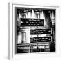 Paris Focus - Montmartre Directional Signs-Philippe Hugonnard-Framed Photographic Print