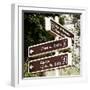 Paris Focus - Montmartre Directional Signs-Philippe Hugonnard-Framed Photographic Print