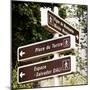 Paris Focus - Montmartre Directional Signs-Philippe Hugonnard-Mounted Photographic Print