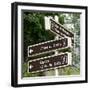 Paris Focus - Montmartre Directional Signs-Philippe Hugonnard-Framed Photographic Print