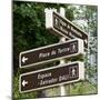 Paris Focus - Montmartre Directional Signs-Philippe Hugonnard-Mounted Photographic Print