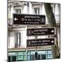 Paris Focus - Montmartre Directional Signs-Philippe Hugonnard-Mounted Photographic Print