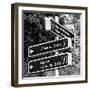 Paris Focus - Montmartre Directional Signs-Philippe Hugonnard-Framed Photographic Print