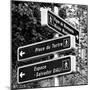 Paris Focus - Montmartre Directional Signs-Philippe Hugonnard-Mounted Photographic Print