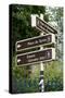 Paris Focus - Montmartre Directional Signs-Philippe Hugonnard-Stretched Canvas