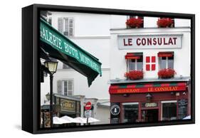 Paris Focus - Montmartre Restaurant-Philippe Hugonnard-Framed Stretched Canvas