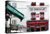 Paris Focus - Montmartre Restaurant-Philippe Hugonnard-Stretched Canvas