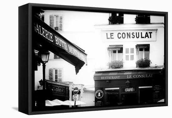 Paris Focus - Montmartre Restaurant-Philippe Hugonnard-Framed Stretched Canvas