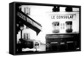 Paris Focus - Montmartre Restaurant-Philippe Hugonnard-Framed Stretched Canvas