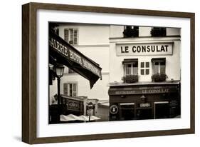 Paris Focus - Montmartre Restaurant-Philippe Hugonnard-Framed Photographic Print