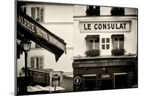 Paris Focus - Montmartre Restaurant-Philippe Hugonnard-Mounted Photographic Print