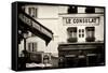 Paris Focus - Montmartre Restaurant-Philippe Hugonnard-Framed Stretched Canvas