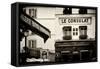 Paris Focus - Montmartre Restaurant-Philippe Hugonnard-Framed Stretched Canvas