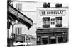 Paris Focus - Montmartre Restaurant-Philippe Hugonnard-Stretched Canvas