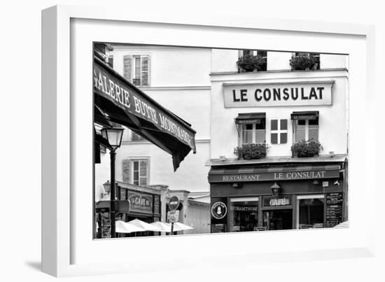 Paris Focus - Montmartre Restaurant-Philippe Hugonnard-Framed Photographic Print