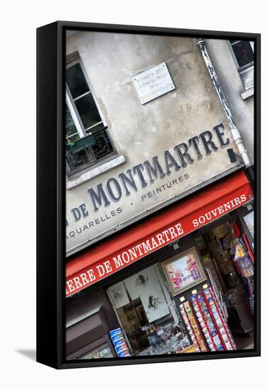 Paris Focus - Montmartre Souvenirs-Philippe Hugonnard-Framed Stretched Canvas