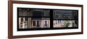 Paris Focus - Montmartre Window View-Philippe Hugonnard-Framed Photographic Print