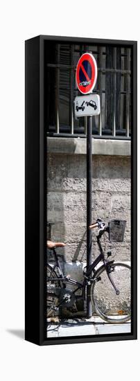 Paris Focus - No Parking-Philippe Hugonnard-Framed Stretched Canvas