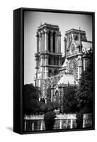 Paris Focus - Notre Dame Cathedral-Philippe Hugonnard-Framed Stretched Canvas