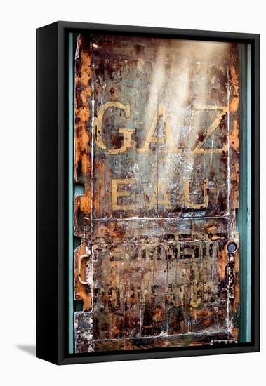 Paris Focus - Old Door 19th-Philippe Hugonnard-Framed Stretched Canvas