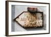 Paris Focus - Old Subway Directional Sign-Philippe Hugonnard-Framed Photographic Print